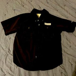 Black Columbia Button-down Shirt